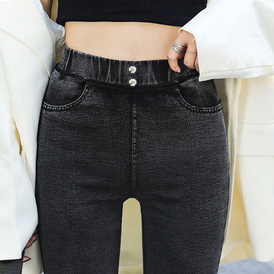 Pantalón Skinny Cintura Alta Ajustado de Largo Completo - Image 3