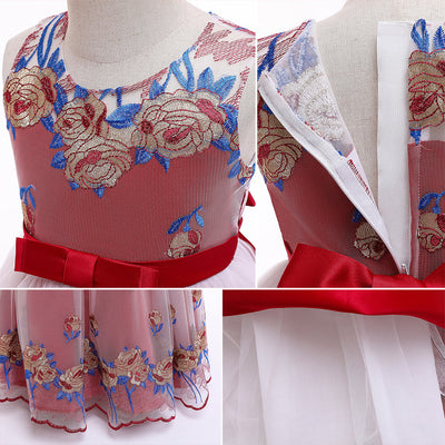 Vestido de Princesa Europeo Americano para Niñas - Disfraz de Concierto Piano - Image 6