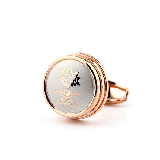Gemelos Láser de Metal para Hombre - Botones de Puño Francés Profesional - Image 5