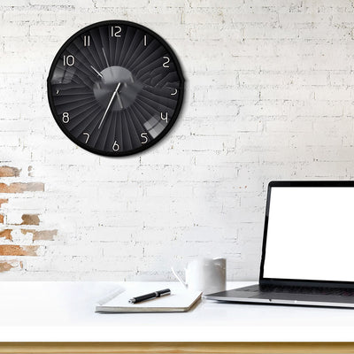 Reloj de Pared Turbina de Motor Aviación con Carcasa Metálica - Image 8