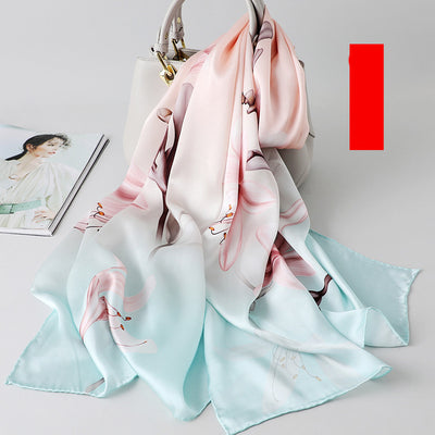 Pañuelo de Seda Estampado para Mujer - Image 49