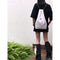 Bolso Bandolera Mujer Diseño Exclusivo con Cadena y Bordado Cruzado