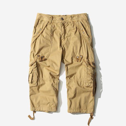 Pantalones Cortos Cargo con Múltiples Bolsillos para Playa - Image 6