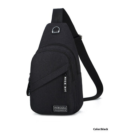 Bolsa Mensajera Estilo Coreano para Hombre - Tela Oxford Casual - Image 7