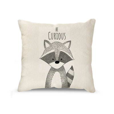 Funda de Almohada Decorativa Leoncito Adorable - Estilo Nórdico en Lino - Image 10