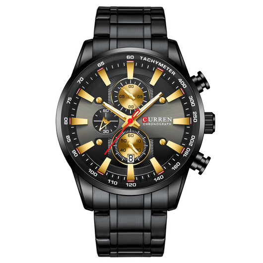 Reloj de Pulsera Hombre Cuarzo Resistente al Agua Seis Esferas - Image 3