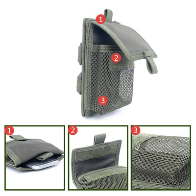 Bolsa Táctica Modular MOLLE para Mochila de Exterior - Image 11