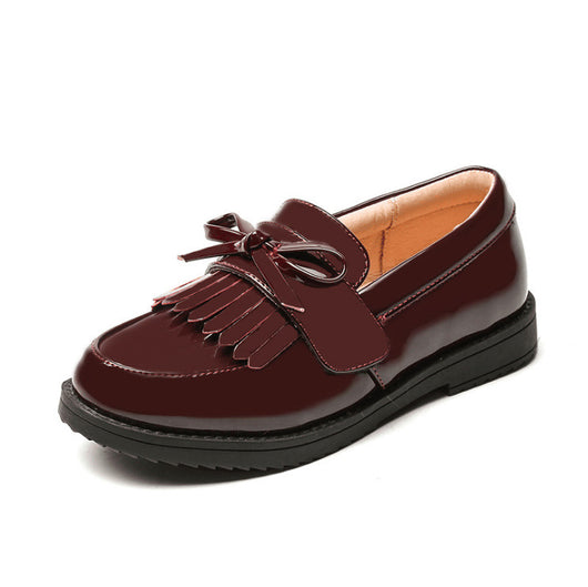 Zapatos Casuales Estilo Británico Coreano Negro - Image 4