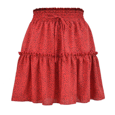 Falda Plisada con Estampado de Lunares - Image 11
