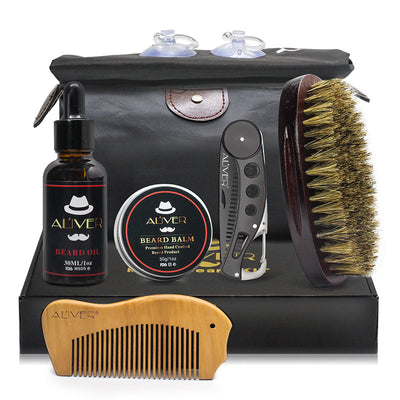 Set Completo de Afeitado y Cuidado de Barba para Hombre