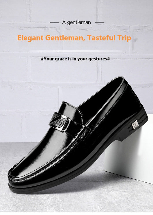 Zapatos de Cuero Ejecutivo con Plantilla Elevadora de Altura en Cuero Genuino - Image 10