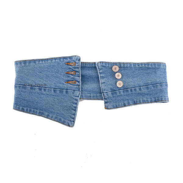 Corset de Mezclilla Elástica para Mujer - Versátil y Moldeable
