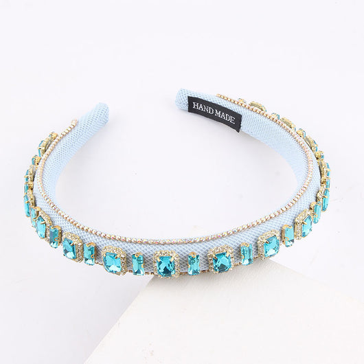 Diadema de Diamantes Elegante Estilo Europeo y Americano