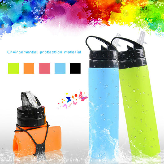 Botella Deportiva de Silicona Flexible - Image 3