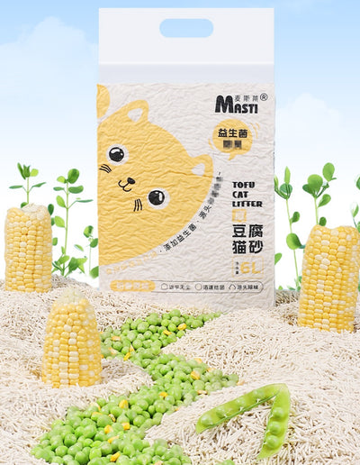 Arena Sanitaria de Tofu para Gatos 6L con Probióticos y Desodorante Natural - Image 9