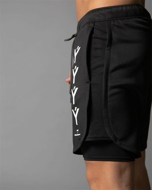 Shorts de Secado Rápido con Doble Capa - Image 4