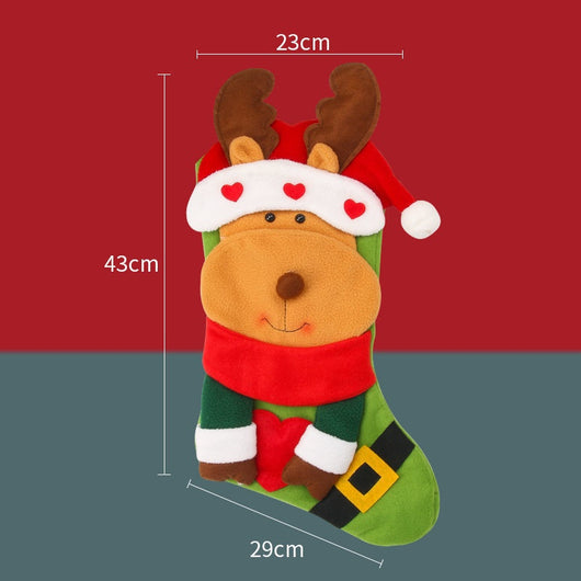 Medias Navideñas Decorativas - Juego de Tamaños Grande, Mediano y Pequeño - Image 21
