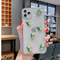 Funda Transparente para Celular con Dinosaurio Cartoon en Resina Epoxi