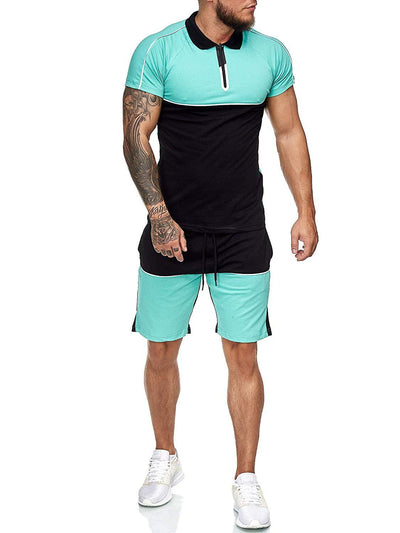 Conjunto Deportivo de Verano para Hombre con Combinación de Colores - Image 5