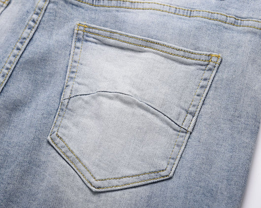 Jeans Slim Fit de Moda con Cierre Cremallera Decorativo - Image 16
