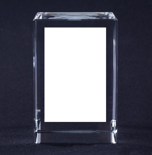 Cristal Grabado 3D con Foto Personalizada - Recuerdo Láser Premium - Image 3