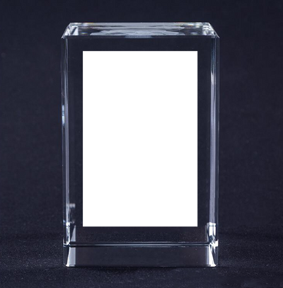 Cristal Grabado 3D con Foto Personalizada - Recuerdo Láser Premium - Image 3