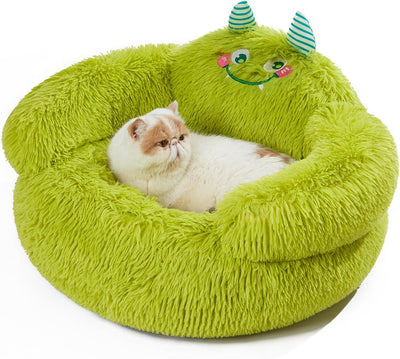 Cama Donut Acogedora para Perros y Gatos Pequeños - Diseño Suave con Borde Elevado - Image 9