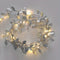 Hojas Plateadas 2 M 20 Luces