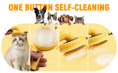 Cepillo Deslanador para Gatos en Forma de Abeja - Limpieza Automática y Masaje Suave - Image 12