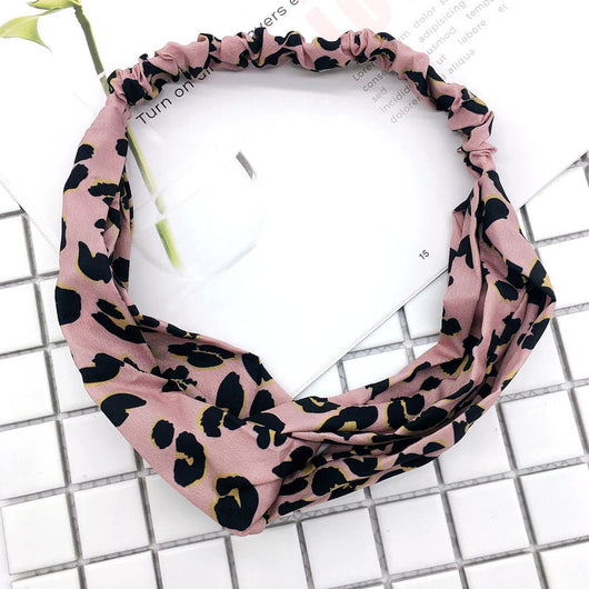 Diadema Estampado Leopardo Rosa - Image 7