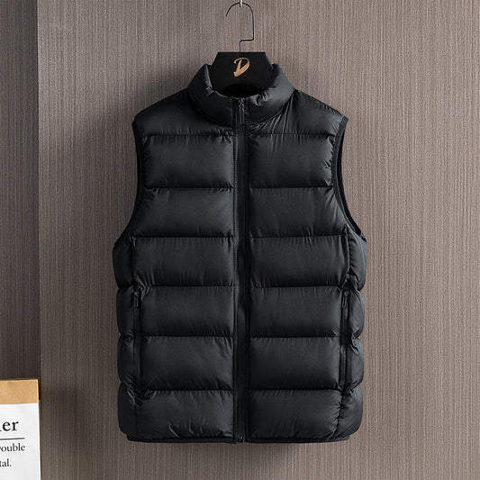 Chaleco de Algodón para Hombre con Cuello Alto - Estilo y Confort