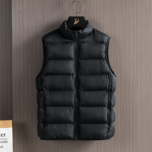 Chaleco de Algodón para Hombre con Cuello Alto - Estilo y Confort