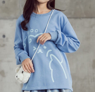 Suéter de Algodón Manga Larga para Niñas - Diseño Trendy Otoño - Image 7