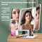 Espejo de Maquillaje Plegable Doble Puerta Grande y Delgado