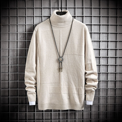 Suéter Tejido Cuello Alto para Estudiantes - Image 9