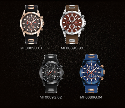 Reloj Deportivo de Negocios para Hombre con Cronógrafo de Tres Ojos - Image 8