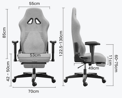 Silla Gamer Ergonómica con Tela Transpirable y Amigable con la Piel - Image 8