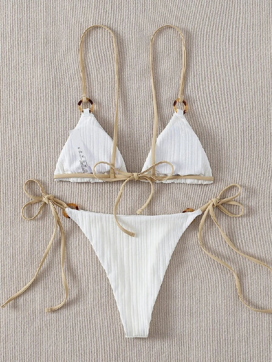 Bikini Dos Piezas Clásico con Tirantes Ajustables - Image 12