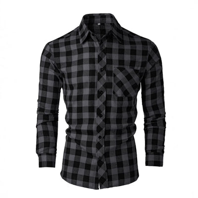 Camisa Casual Estampada Slim Fit con Solapa - Image 3