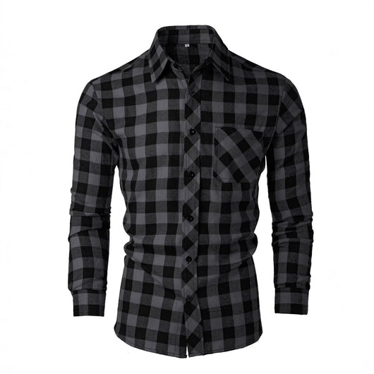Camisa Casual Estampada Slim Fit con Solapa - Image 3