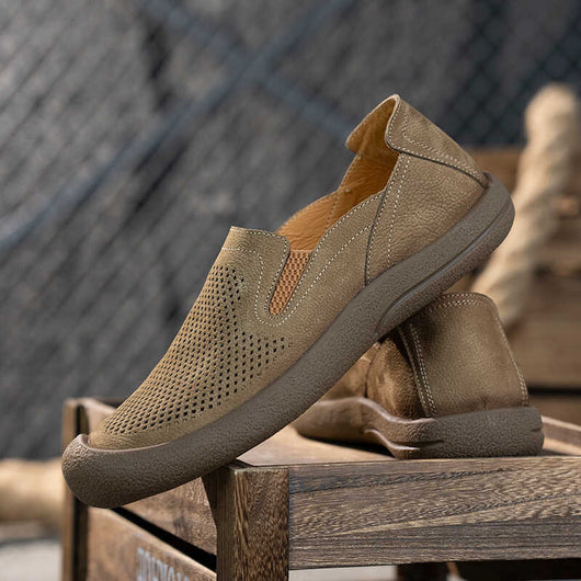 Zapatos de Cuero para Hombre Ligeros con Suela Antideslizante - Image 8