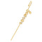 Stone-plated Real Dorado Surround The Auricle-Estilo Slash Earrings 13style