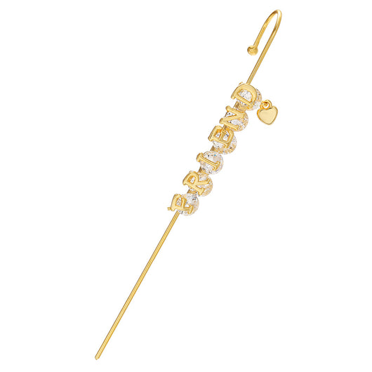 Aretes Dorados con Baño de Oro Real y Diseño Envolvente en la Oreja - Image 14