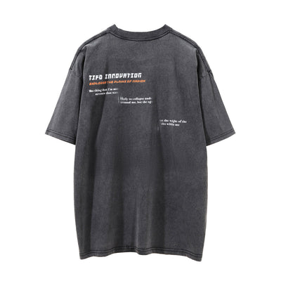 Playera Estampada Calavera Demonio para Hombre - Image 15