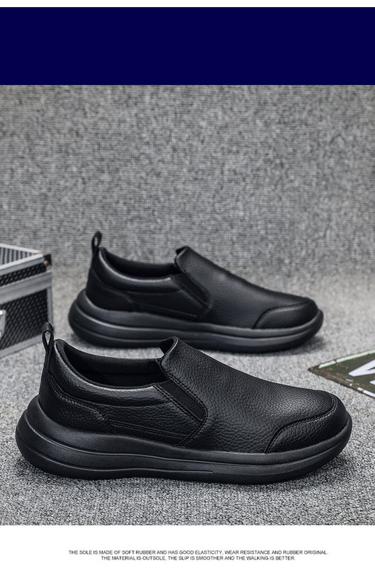 Zapatos de Cuero Ligero Premium para Hombre - Comodidad Casual Elegante - Image 8