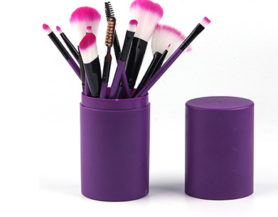 Set de 12 Brochas de Maquillaje Profesional - Rubor, Sombra y Delineador - Image 7