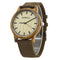 Reloj de Madera con Correa de Lona