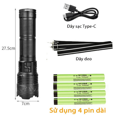Linterna LED Zoom de Alto Rendimiento para Exteriores - Image 9