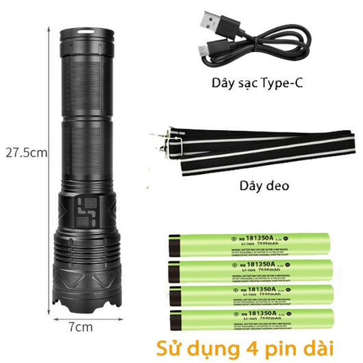 Linterna LED Zoom de Alto Rendimiento para Exteriores - Image 9