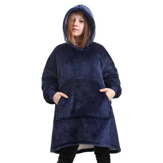 Sudadera con Capucha Mujer Doble Capa Franela Casual - Image 23